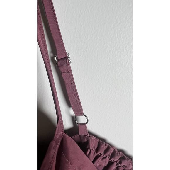 Athleta Calm Cool Cami Silky Plum Size 1X Plus Size Sleep Wear Spaghetti Straps - Picture 9 of 11